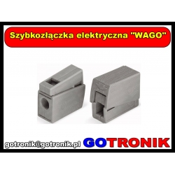 Szybkozłączka elektryczna typu "WAGO"