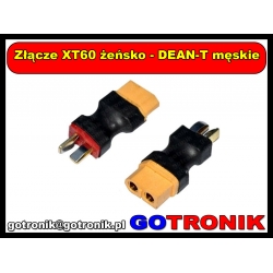 Złącze XT60 żeńsko - DEAN-T męskie