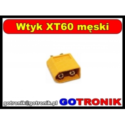 Wtyk XT60 męski