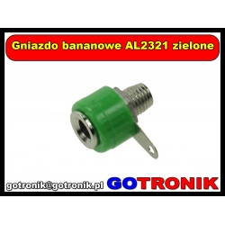 Gniazdo bananowe AL2321 zielone