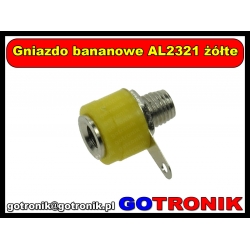 Gniazdo bananowe AL2321 żółte