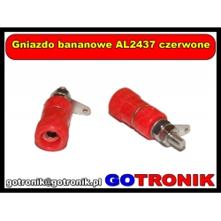 Gniazdo bananowe AL2437 czerwone