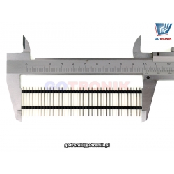 Listwa szpilkowa GOLD-PIN 1x40 wysoka h=25mm Z261