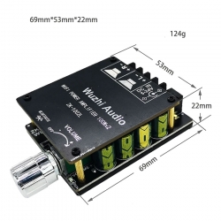 Wzmacniacz audio 2 x 100W TPA3116 + Bluetooth 5.0 Wuzhi ZK-1002L