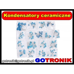 Zestaw kondensatorów ceramicznych od 1kV do 3kV 170 sztuk