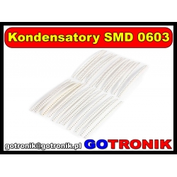 Zestaw kondensatorów SMD 0603 980 sztuk