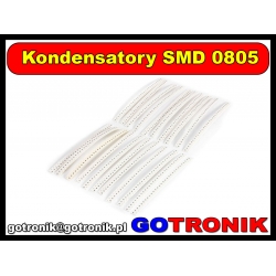 Zestaw kondensatorów SMD 0805 980 sztuk