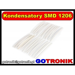 Zestaw kondensatorów SMD 1206 980 sztuk