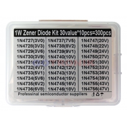 Zestaw diod Zenera od 3V do 47V ZDAK-30.10.300 Coredllck ZST-003