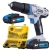 Zestaw promocyjny Wkrętarka akumulatorowa MacAllister 18V z udarem + akumulator 1,5Ah +Zestaw wierteł DeWalt mix 100 szt