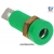 Gniazdo banan 4mm 24.244.4 Amass zielone