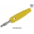 Wtyk banan 4mm żółty Amass 25.411.3