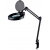 lampa UV ultrafiolet z lupą 5d, lampa 9001LED-5D-BLACK-UV, lampa ze szkłem powiększającym, lupa z podświetleniem, lupa z