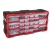 Organizer ścienny z 26 szufladkami czerwony ASR-6004-RED