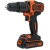 Wiertarko-wkrętarka akumulatorowa Black&Decker 18V + akcesoria z torbą BDCHD18BS32-QW A7216-XJ