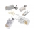 Wtyk RJ45 kat6 kat7 pass through ekran ext. 10 sztuk E5945