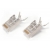 Wtyk RJ45 kat6 kat7 pass through ekran ext. 10 sztuk E5945