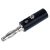 Wtyk banan 4mm czarny