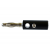 Wtyk banan 4mm czarny