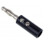 Wtyk banan 4mm czarny