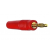 Wtyk banan 2mm EFP24 czerwony Talvico