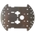 round chassis aluminiowe podwozie 2WD 2 kołowe do budowy robota platforma ELEK-189