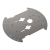 round chassis aluminiowe podwozie 2WD 2 kołowe do budowy robota platforma ELEK-189