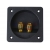 Gniazdo głośnikowe banan 2 pin kwadratowe 81mm x 81mm GNI0240