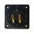 Gniazdo głośnikowe banan 2 pin kwadratowe 81mm x 81mm GNI0240