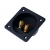 Gniazdo głośnikowe banan 2 pin kwadratowe 81mm x 81mm GNI0240