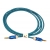 Kabelek audio minijack nylon 2m aluminium AUX GOT-062