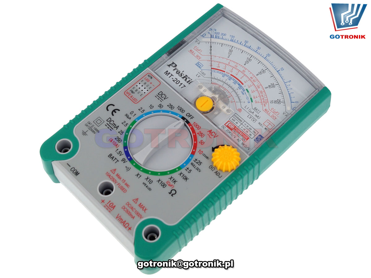 MT-2017 wielofunkcyjny multimetr analogowy MT2017 Proskit