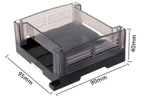 Obudowa dwuczęściowa na szynę DIN 95x90x40mm TS35 do sterownika PLC