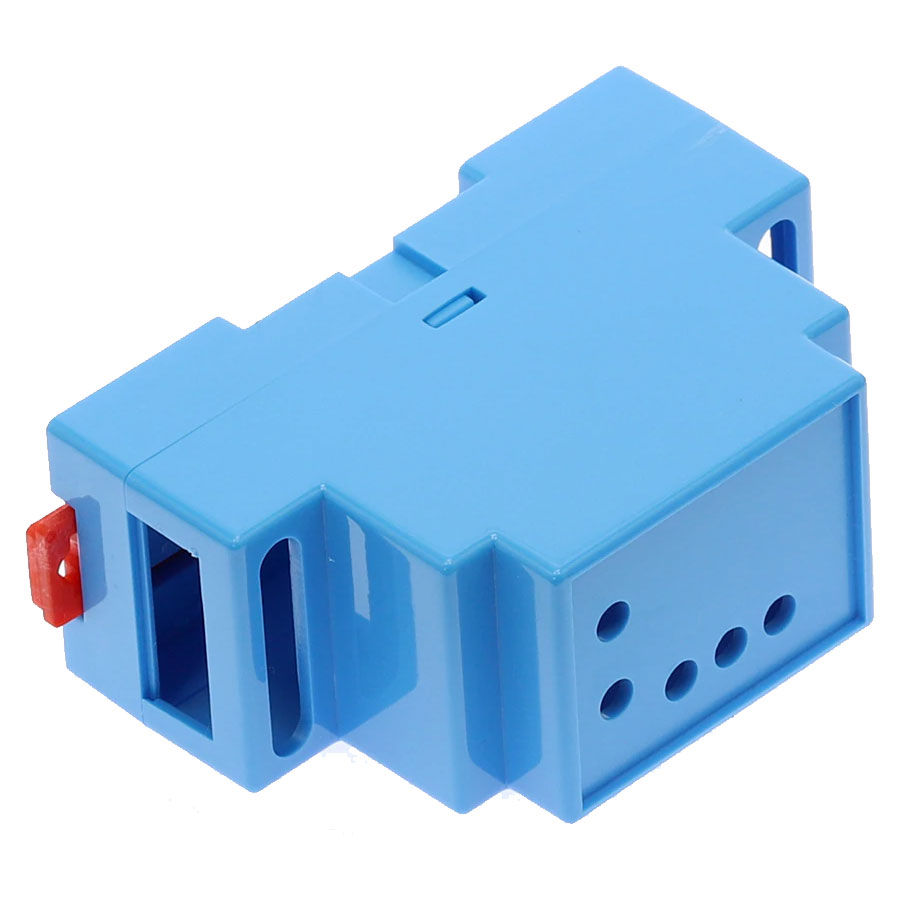 Obudowa dwuczęściowa na szynę DIN 88x37x59mm NIEBIESKA DIN-BOX-5