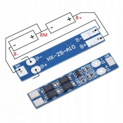 Moduł BMS zabezpieczenie do ogniw 18650 Li-Ion 8,4V 8A