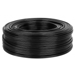 Kabel 2x RCA 4mm czarny KAB0207 do sygnałów audio i wideo na metry