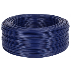 Kabel 2x RCA 3mm niebieski KAB0204 do sygnałów audio i wideo rolka