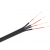 Kabel 4x RCA czarny KAB0202 do sygnałów audio i wideo rolka
