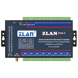 Moduł sterujący 8-portowy z przekaźnikami 8 wejść / wyjść cyfrowych / 8 wejść analogowych 0-5V 4-20mA RS485 Lora radiolinia