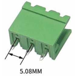 Szybkozłączka przelotowa na szynę DIN 3 pin 5,08mm