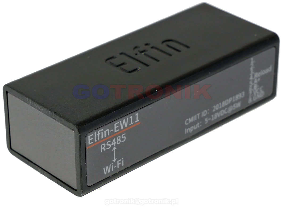 Elfin-EW11 adapter konwerter interfejs bezprzewodowy WiFI na szeregowy RS232 RBS-204