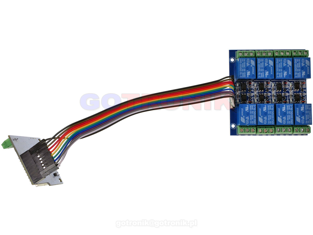 Sterownik LAN do modułów z przekaźnikami 8/16 wyjść RBS062 RBS-062