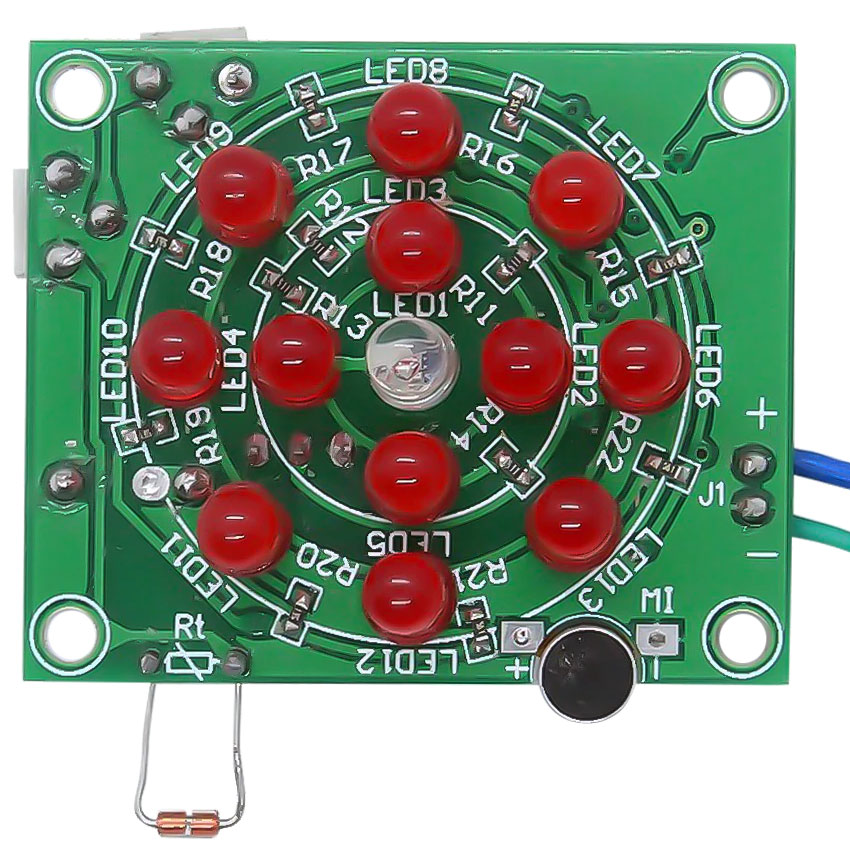 Efekt świetlny LED - świeczki na torcie zestaw do samodzielnego montażu KIT/DIY RBS065 RBS-065