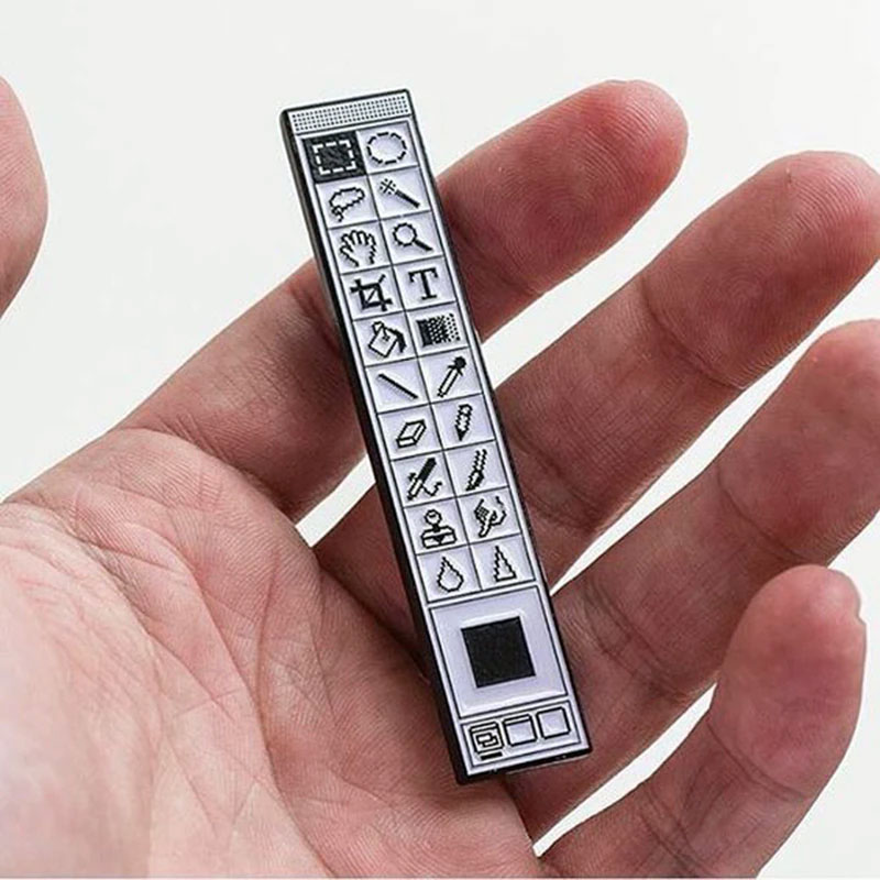 broszka, przypinka, zawieszka, toolbar, photoshop, odznaka zawieszka elektronika, broszka ozdobna, prezent dla elektronika