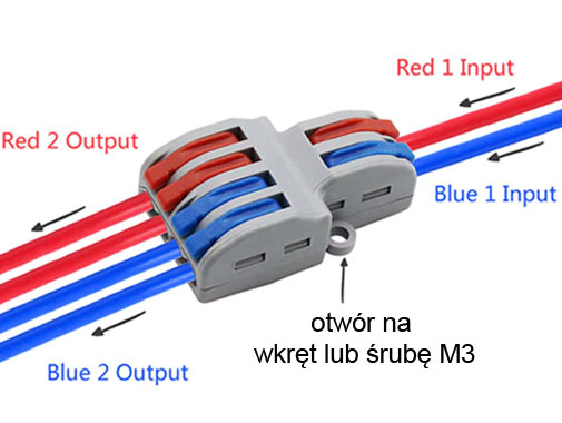 SPL-42 szybkozłącze kostka elektryczna rozgałęźnik zasilania SPL42