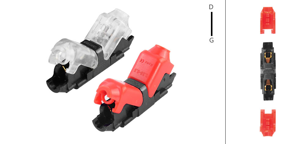 Szybkozłączka H1 przelotowa transparetna ZLA-039