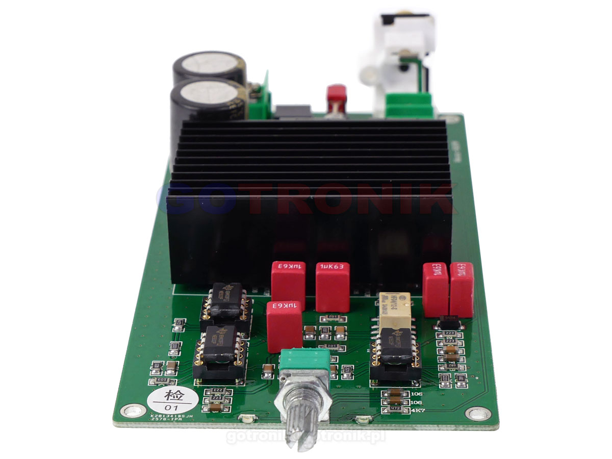 Wzmacniacz mocy TPA3255 600W + filtr aktywny do subwoofer NE5532P