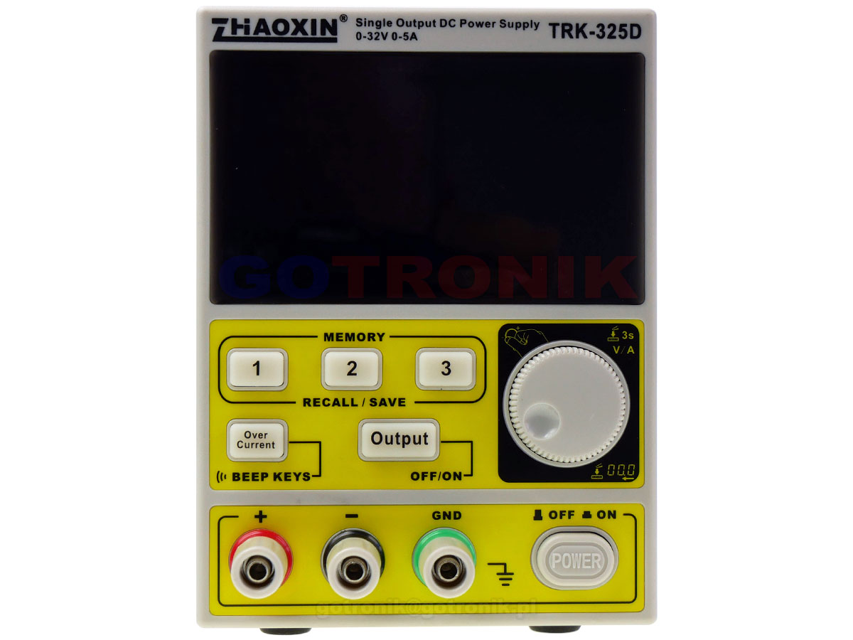 TRK-325D Zhaoxin zasilacz laboratoryjny 32V 5A 160W regulowany Zaoxin TRK325D