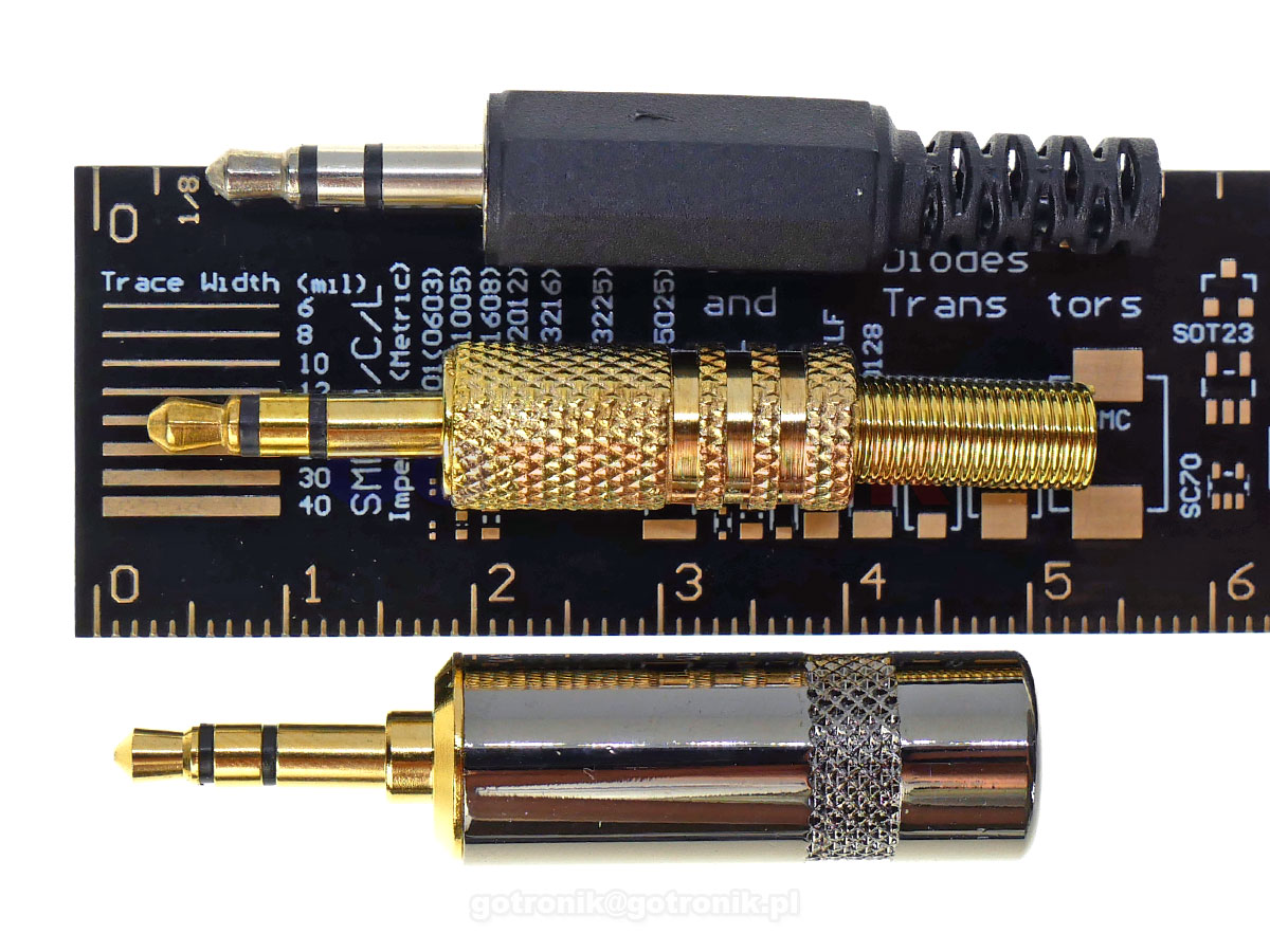 wtyk jack stereo, jack 3,5mm, jack 3,50mm, złącze jack, wtyk słuchawkowy, WTY0008