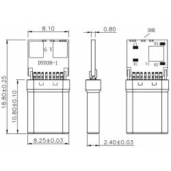 Wyzwalacz - tester ładowarek Power Delivery USB typ C napięcie 5V czarny